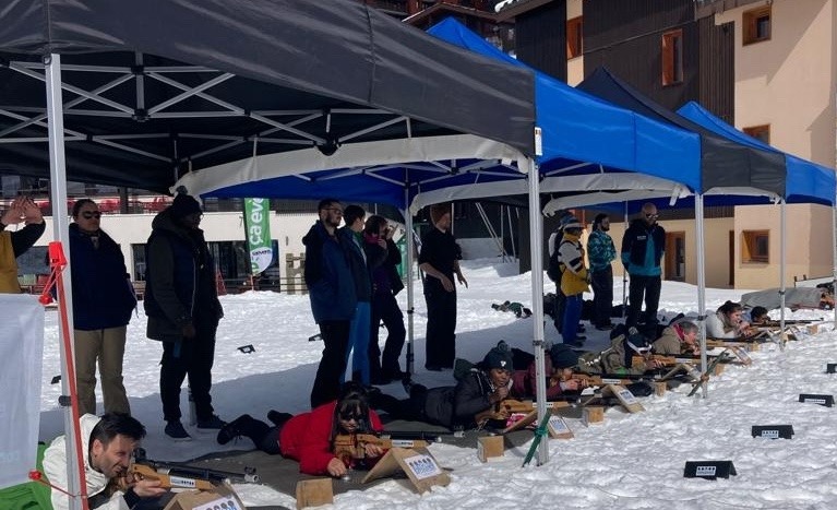 Biathlon Laser organisé par Belledonne Evasion