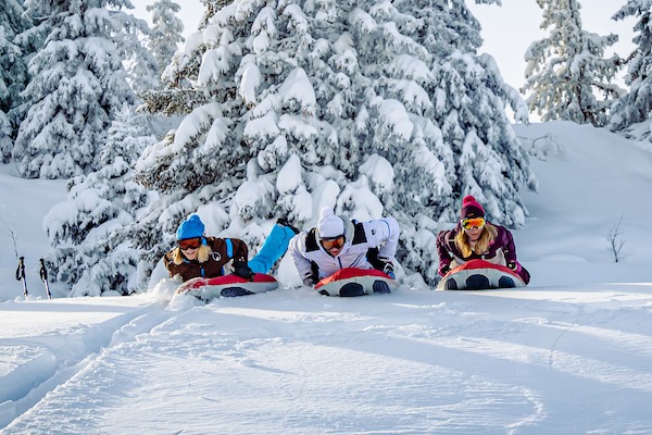 Descente en Aiboard au Collet d'Allevard