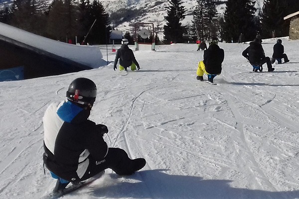 Descente en Yooner au Collet d'Allevard
